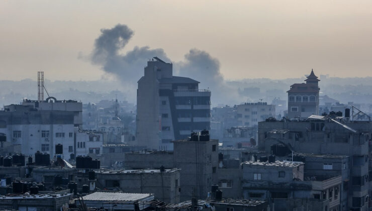 İsrail’den Gazze Şeridi’nin güneyine şiddetli hücum