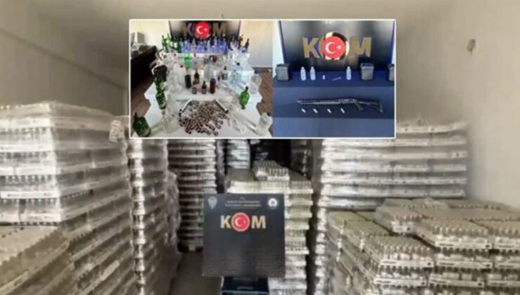 Yılbaşı öncesi 81 vilayette eş vakitli kaçak ve geçersiz içki operasyonu