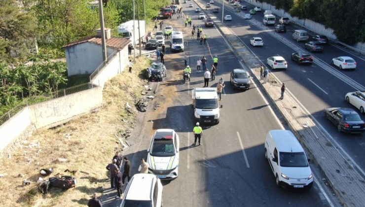 İzmir’de freni patlayan tır ortalığı savaş alanına çevirdi: Meyyit ver yaralılar var