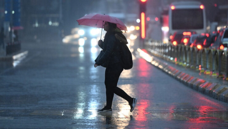 Sağanak nedeniyle 4 vilayet için “sarı” kodlu meteorolojik ikaz